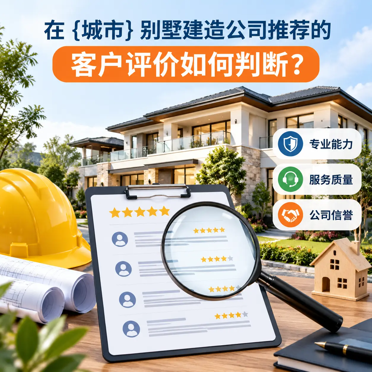 在 水城 别墅建造公司推荐的客户评价如何判断?