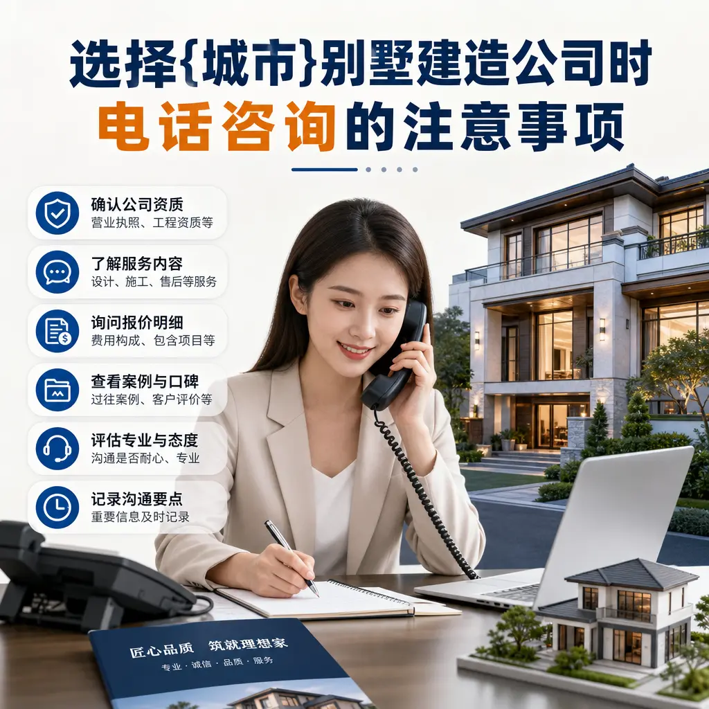 选择水城别墅建造公司时,电话咨询的注意事项
