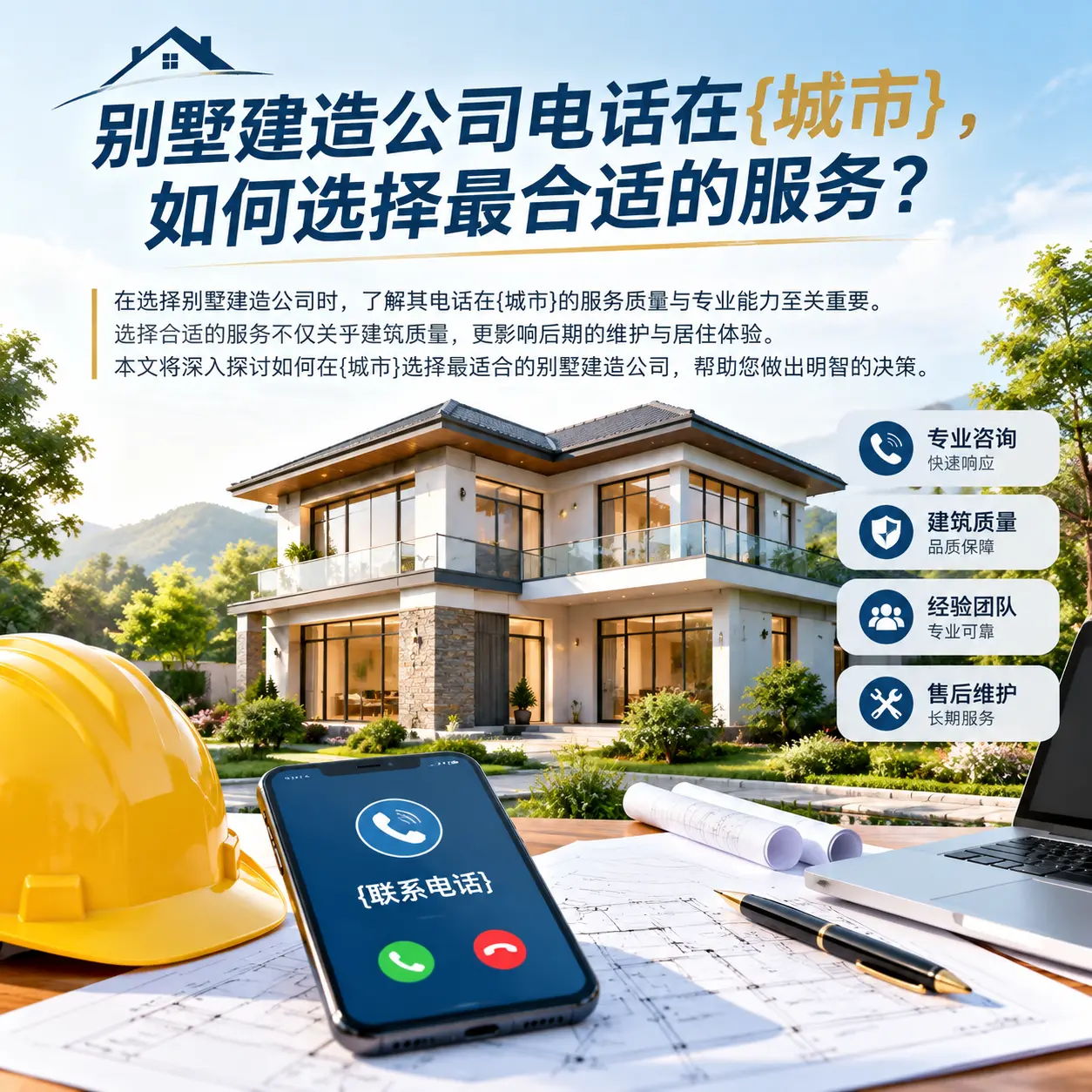 别墅建造公司电话在水城,如何选择最合适的服务?