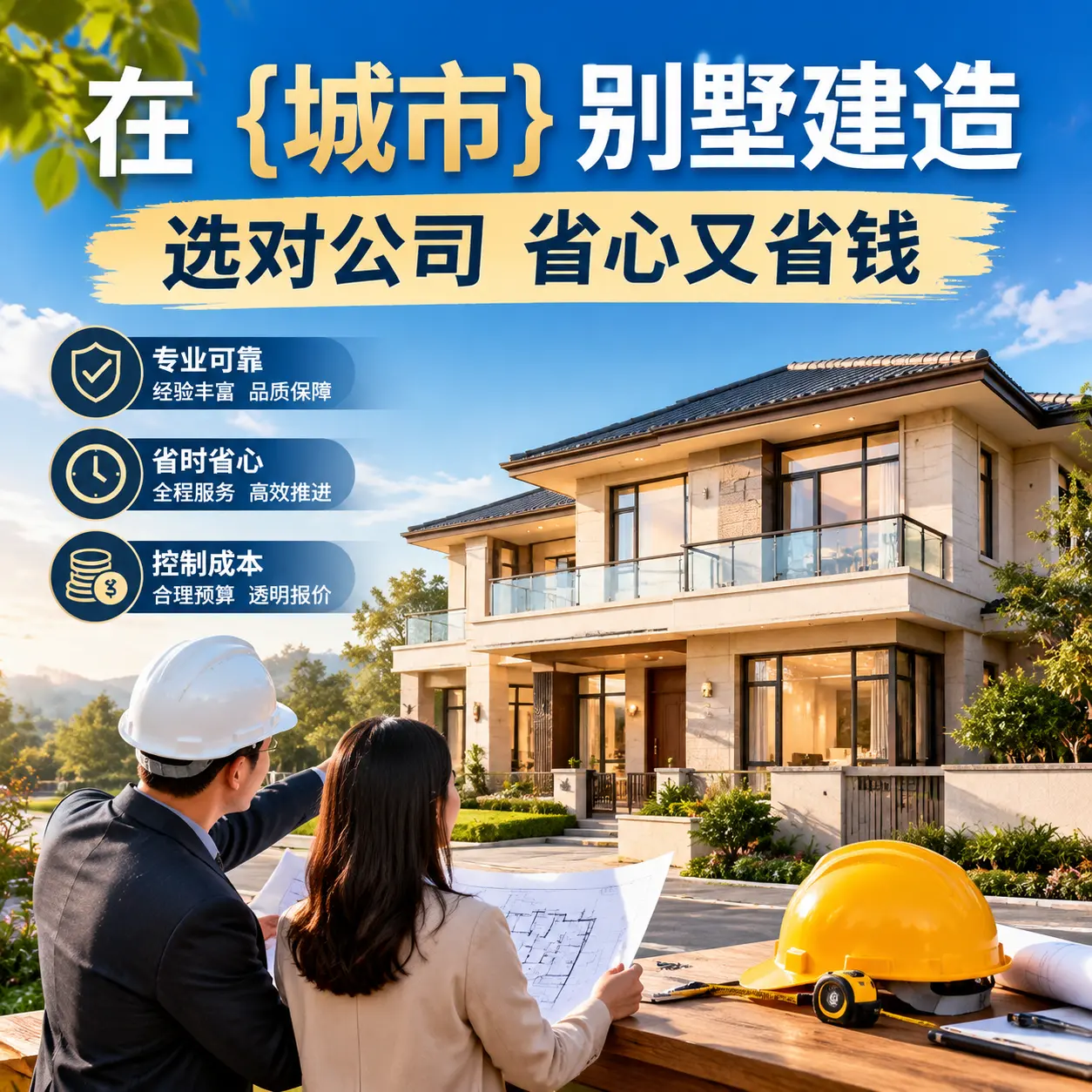 在 水城 别墅建造,选对公司省心又省钱