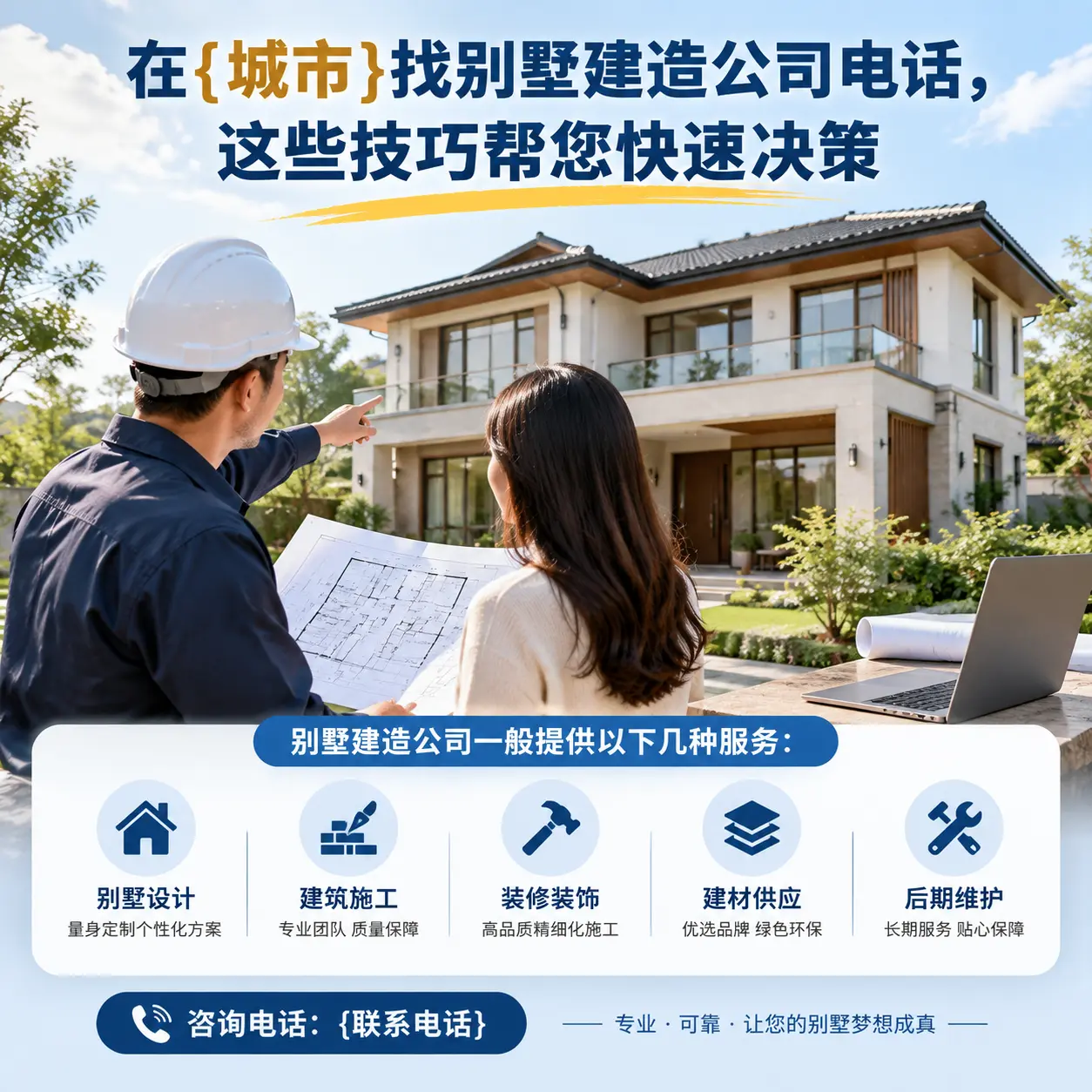 在水城找别墅建造公司电话,这些技巧帮您快速决策