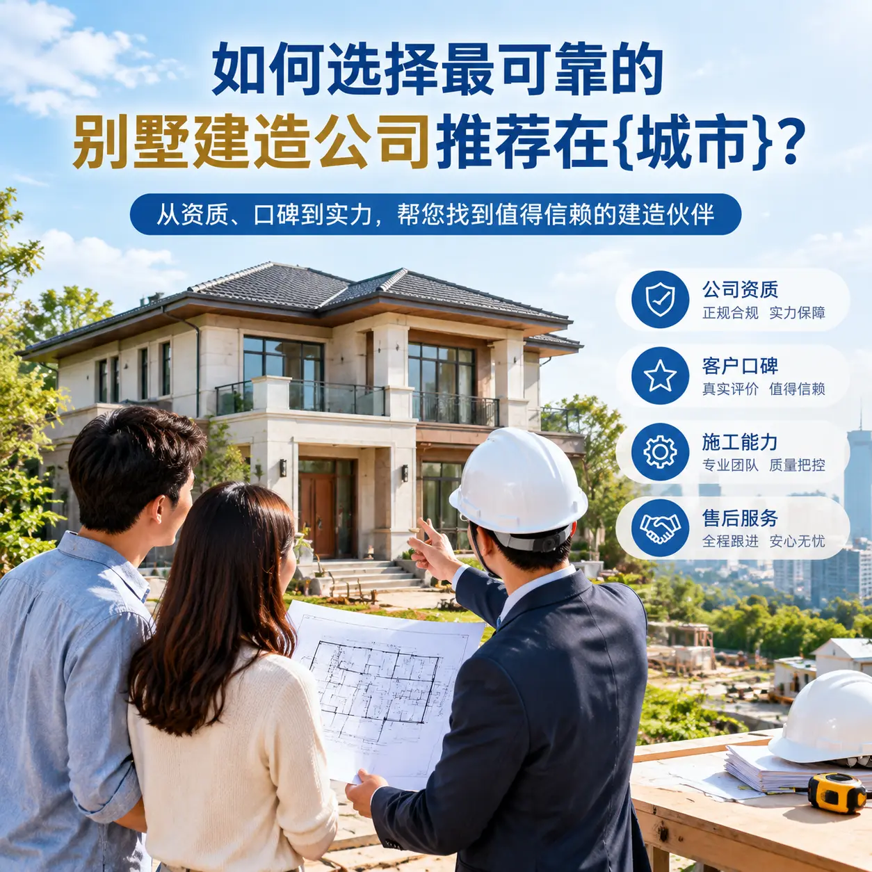 如何选择最可靠的别墅建造公司推荐在水城?