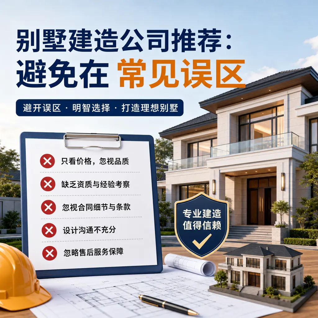别墅建造公司推荐:避免在 水城 的常见误区